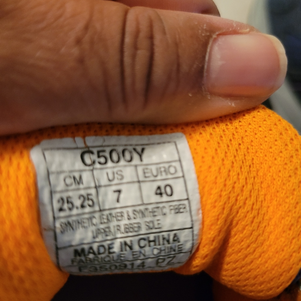 ASICS PURPLE/ORANGE - Picture 3 of 3
